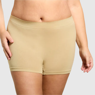 Beige ComfyStretch Shorts - 3 Pack