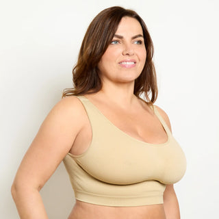 Beige WireFree Comfort Bra